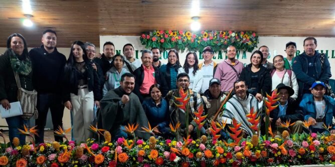 Líderes campesinos del Macizo Colombiano fortalecen su organización en La Cruz, Nariño