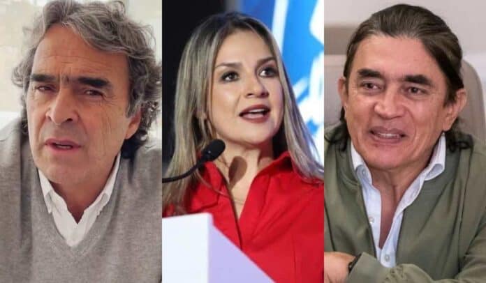 Sergio Fajardo Vicky Dávila y Gustavo Bolívar candidatos