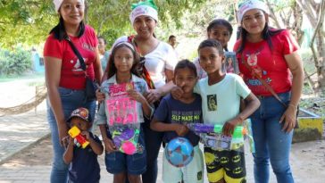 Más de 3500 niños en Algarrobo celebraron su Navidad con sonrisas al recibir su aguinaldo