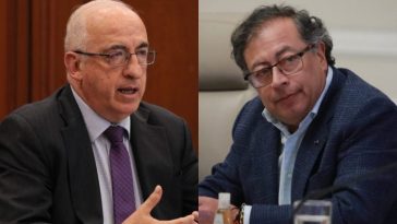 Leonardo Villar del Banco de la República y presidente Gustavo Petro, hablaron de las tasas de interés en Colombia