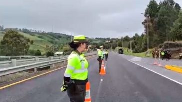 Controles de la Policía en las vías de Nariño