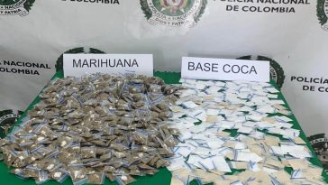 Policía halló más de mil dosis  de base de coca y marihuana