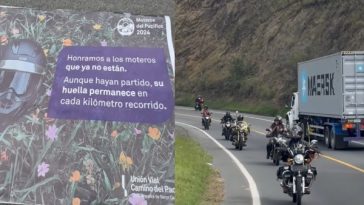 "Respeto por la vida y la carretera.": Moteros del Valle organizaron jornada de concientización vial en el Corredor Pacífico