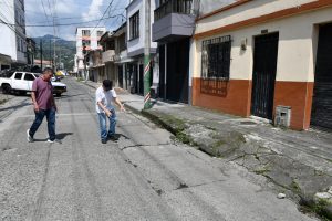 Se hunden las vías en San Nicolás