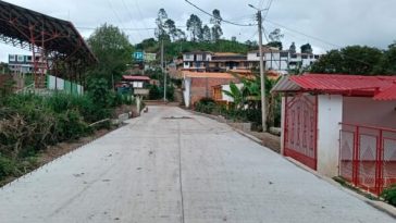 Pavimentación barrio Porvenir de Sandoná