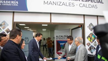 “Trasladamos la sede de la Registraduría Especial al centro para que los manizaleños puedan acceder más fácil a todos nuestros servicios” Registrador Hernán Penagos