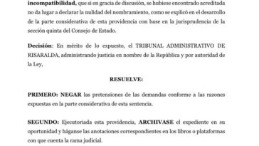 Tribunal Administrativo ratifica a Robert Sánchez en Dirección de la DIGER