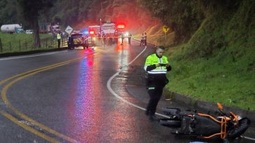 Un motociclista perdió la vida en la vía Manizales – Fresno