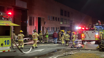 Controlan incendio en bodega de zona franca de Rionegro