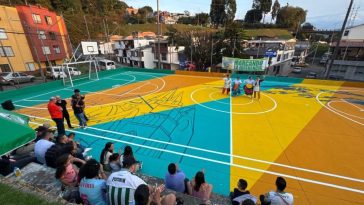 Villacarmenza estrena cancha colorida y llena de vida: Un espacio para la comunidad