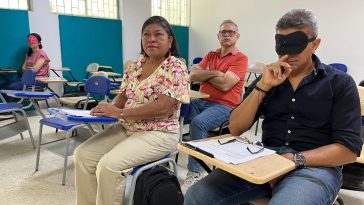 ¡Inclusión didáctica! Estudiantes de Unicórdoba transcribieron libro de lectura rítmica a sistema braille