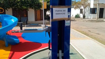 ¿Y la Policía? Vándalos han desvalijado el recién inaugurado parque en Las Viñas