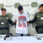 ‘Pata Seca’ fue capturado en flagrancia por hurto y porte ilegal de armas en Neiva