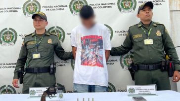 ‘Pata Seca’ fue capturado en flagrancia por hurto y porte ilegal de armas en Neiva