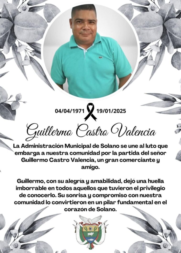 A dueño de discoteca lo mataron por negarse a poner la canción 'Coqueta' Don Guillermo Castro Valencia, dueño de la discoteca, era bastante querido por la comunidad. Así fue el insólito ataque que acabó con su vida.