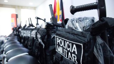 ALCALDÍA ENTREGÓ IMPLEMENTOS PARA FORTALECER LAS CAPACIDADES DE LA POLICÍA MILITAR