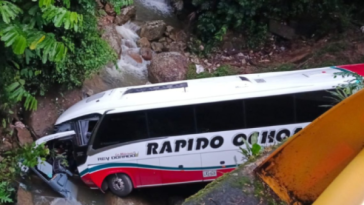 Accidente autopista Medellín - Bogotá