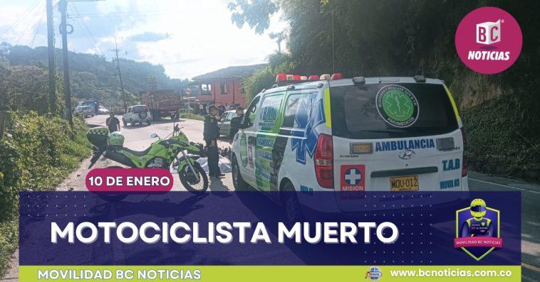 Accidente de tránsito en la vía Manizales – Chinchiná dejó un motociclista muerto