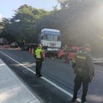 Accidente múltiple en la vía Garzón-Altamira dejó cinco heridos