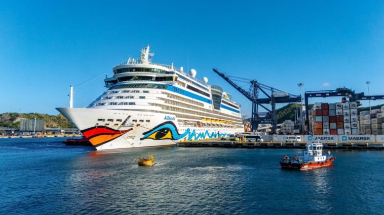 Al Puerto de Santa Marta arribó el crucero AIDAbella con mas de 2 mil pasajeros