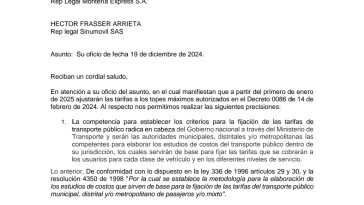 Alcaldía rechaza aumento de tarifa de transporte público anunciada por Metrosinú