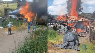 Ayuda solidaria para la familia que perdió su casa tras devastador incendio en Catambuco, Pasto