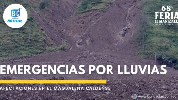 Caldas bajo alerta: Lluvias intensas afectan al Magdalena caldense