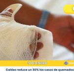 Caldas reduce un 30% los casos de quemados con pólvora en las festividades de fin de año