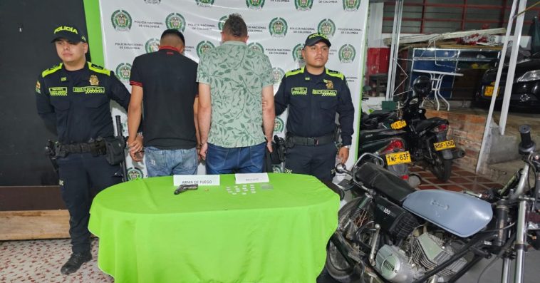 Capturan a dos hombres con un arma y droga en La Plata (Palestina)