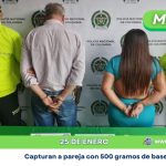 Capturan a pareja con 500 gramos de base de coca en Manizales