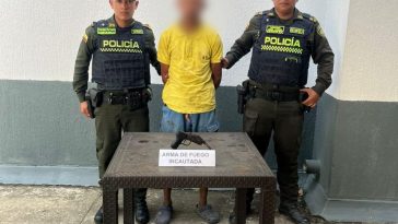 Capturan en flagrancia a hombre por porte ilegal de armas de fuego en Ciénaga de Oro