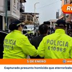 Cayó alias «Enano»: Capturado presunto homicida que aterrorizaba al municipio de Risaralda