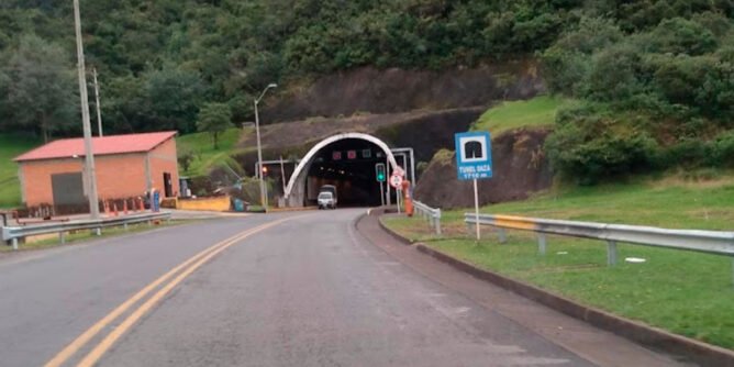 Cierres programados en el túnel de Daza por obras de mantenimiento