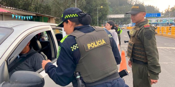 Colombia y Ecuador fortalecen seguridad fronteriza con operativos binacionales en Rumichaca