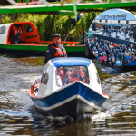 Con música y alegría se vivió el Festival de la Trucha, remate del Carnaval de Negros y Blancos, en El Encano