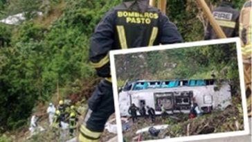 Conductores y guía turística, heridos en accidente en Ipiales.