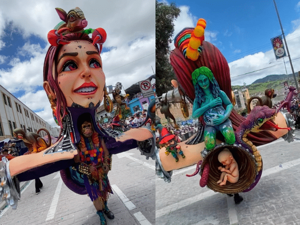 «Cosmodernidad»: el disfraz individual ganador del Carnaval de Negros y Blancos 2025