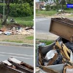 Tirados de basura y escombros en Cali.