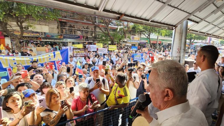 Desde Cúcuta, expresidente Uribe pide una 'intervención militar internacional' para derrocar al régimen de Maduro