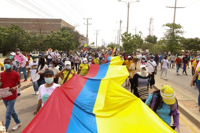 Muy disciplinadas y educadas han sido las manifestaciones realizadas en Riohacha.