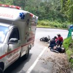 Dos lesionados dejó accidente de moto en la vía Manizales – Fresno