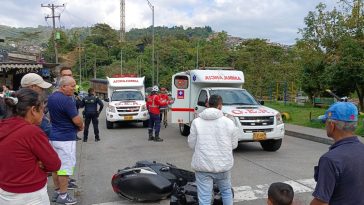 Dos lesionados dejó accidente de tránsito en la Ciudadela del Norte