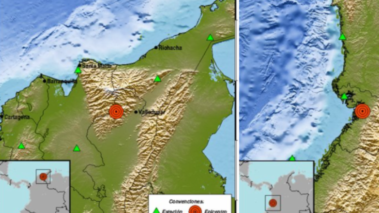 Dos temblores en Colombia en la madrugada de este jueves 23 de enero: epicentros y profundidades