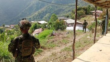 Ejército refuerza presencia en Pueblo Nuevo, Briceño