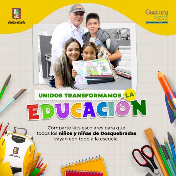 En Dosquebradas: campaña de útiles escolares para 28.000 niños