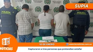 En Supía capturaron a tres personas que pretendían estafar con el juego de «La Bolita»