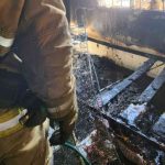 En el barrio San Joaquín se registró un incendio estructural