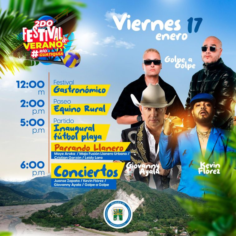 Este viernes agéndese para disfrutar los conciertos del 2do Festival de Verano