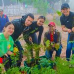 Exitosa jornada de reforestación en ecosistema estratégico de Tesalia 