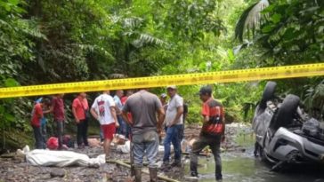 Hallan sin vida a pareja desaparecida en la vía Murca-La Palma tras aparatoso accidente